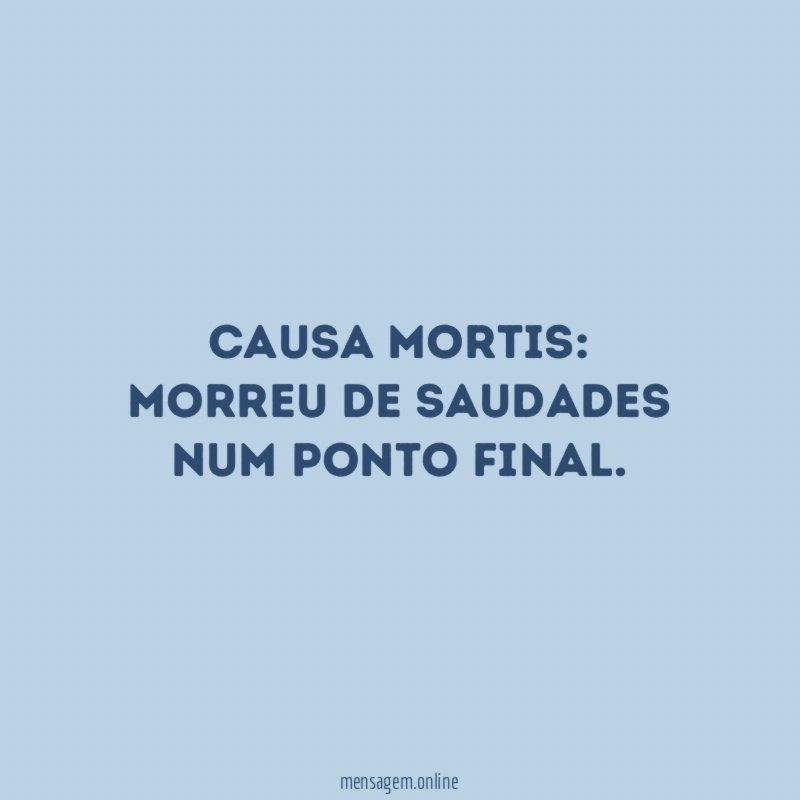 CAUSA MORTIS