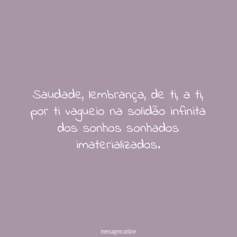 Saudade