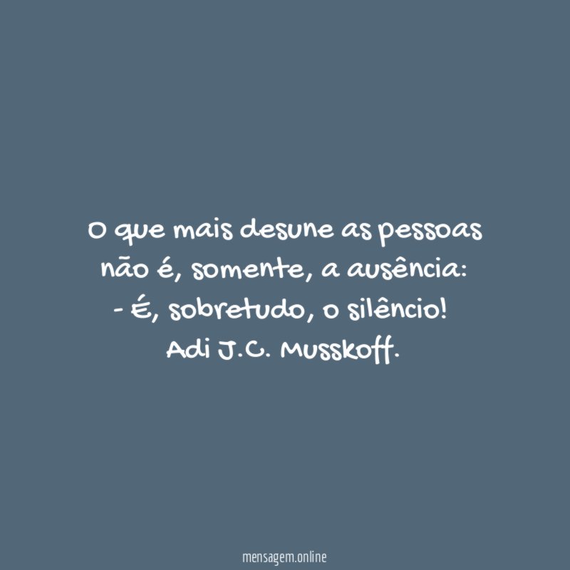 O que mais desune as pessoas não é