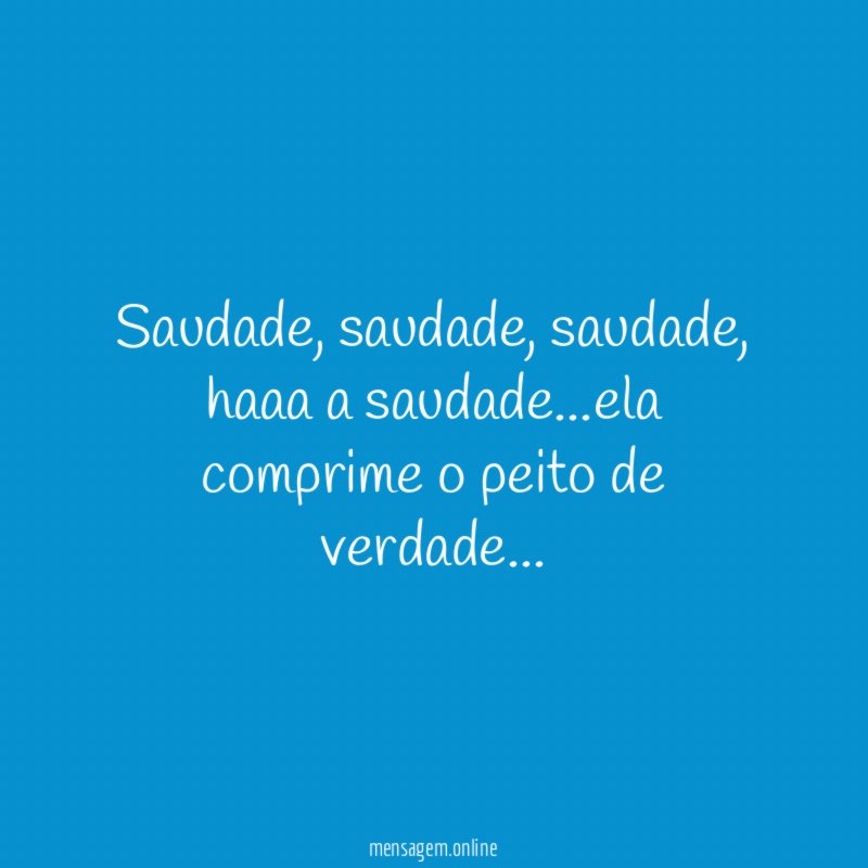 Saudade