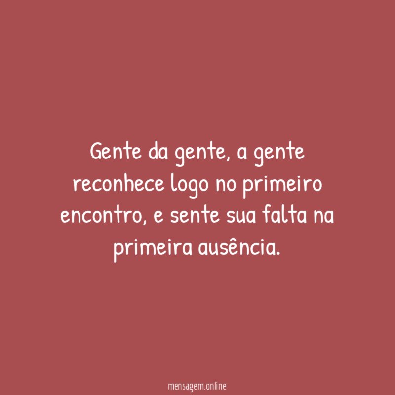 Gente da gente