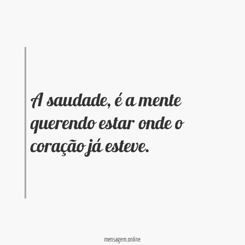 A saudade