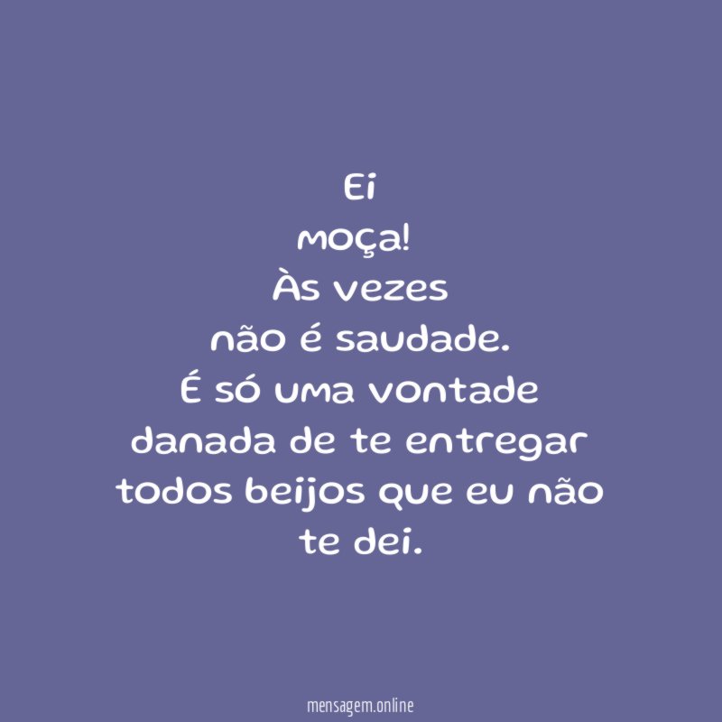 Ei moça