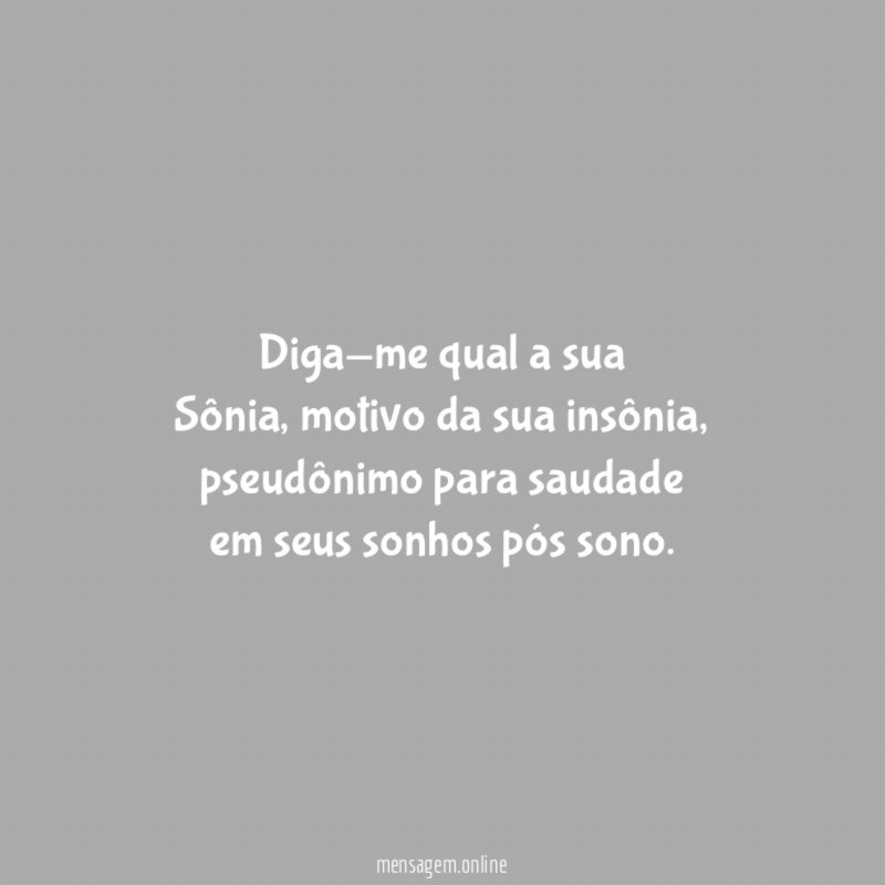 Diga-me qual a sua Sônia