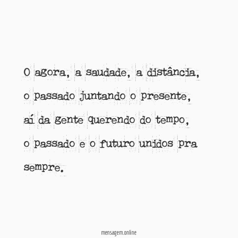 O agora