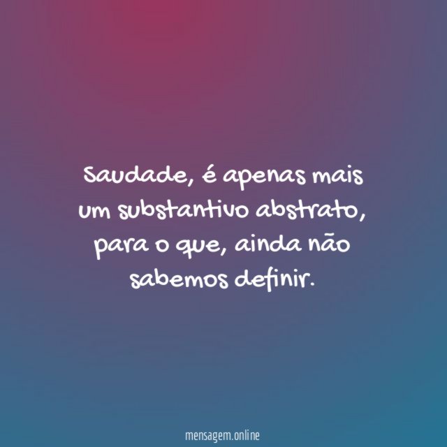 Saudade