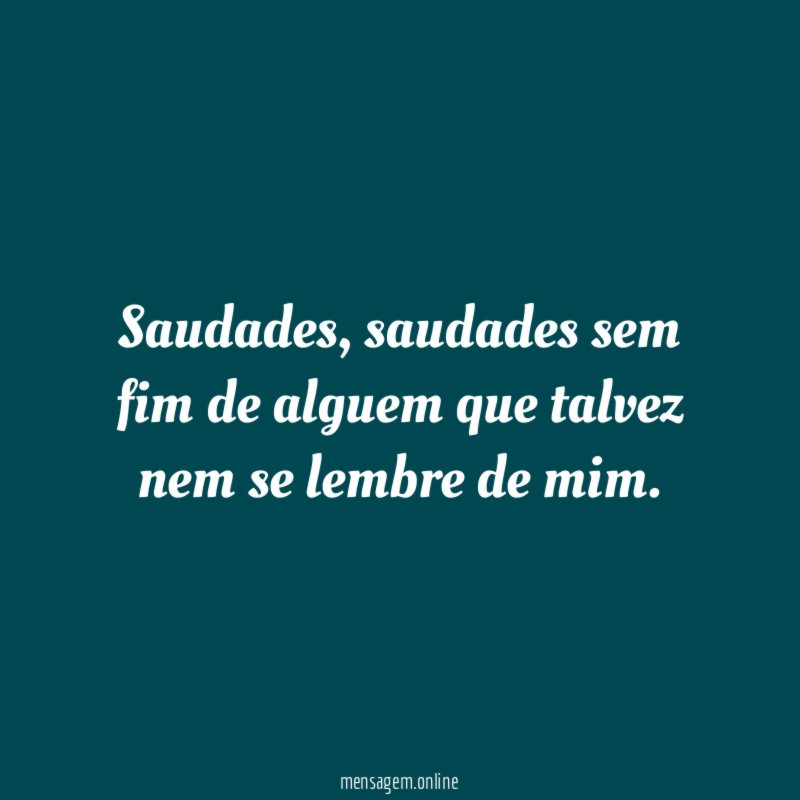 Saudades