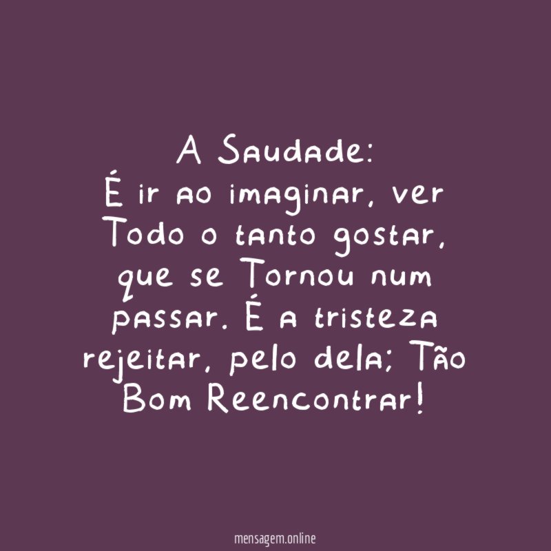 A Saudade