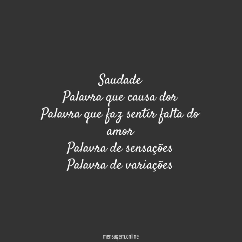 Saudade
