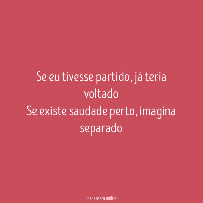 Se eu tivesse partido