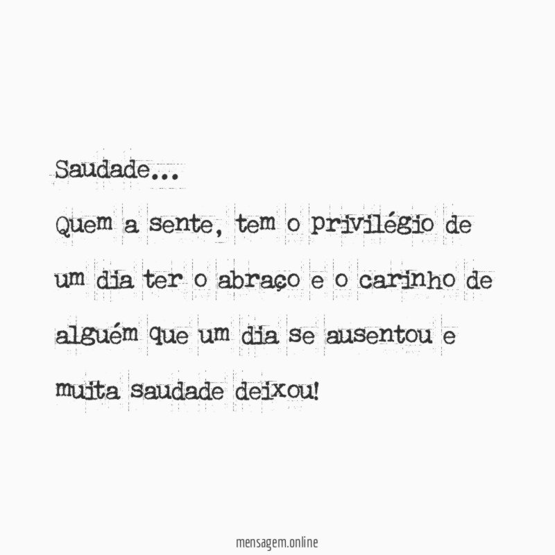 Saudade