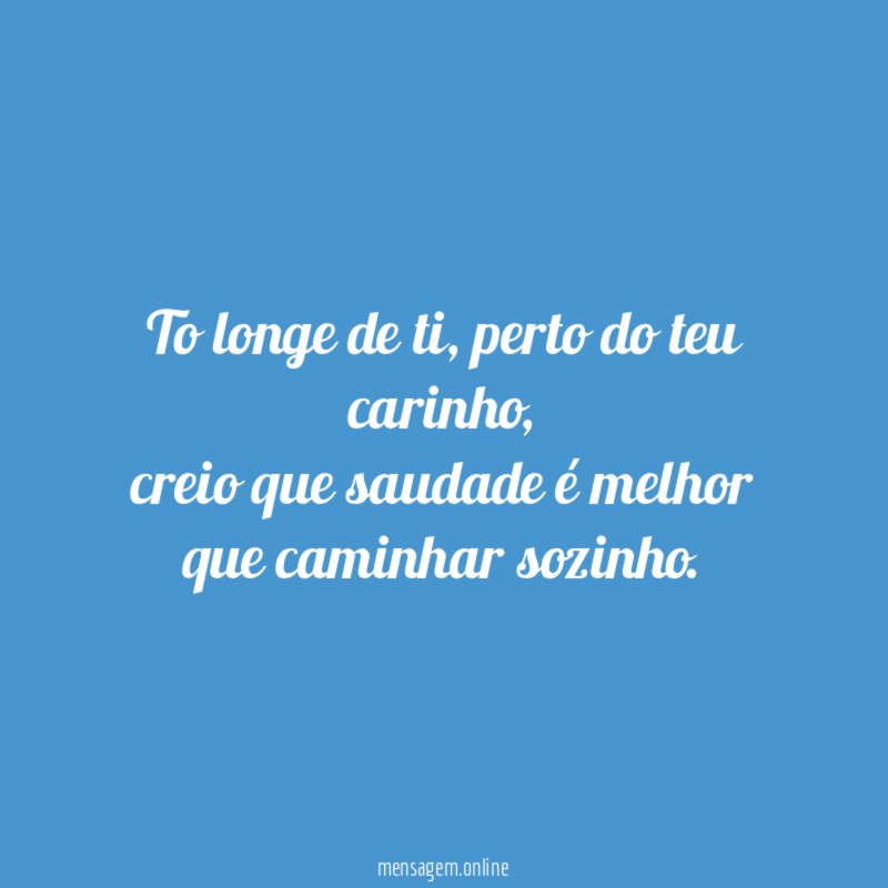To longe de ti