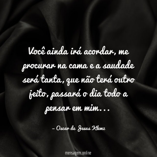 Você ainda irá acordar