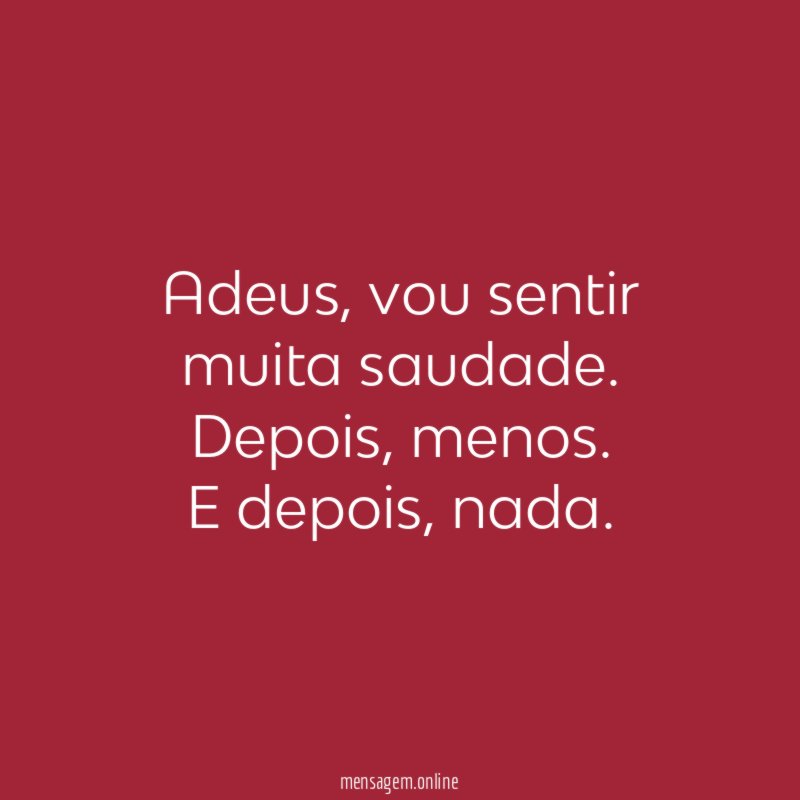 Adeus