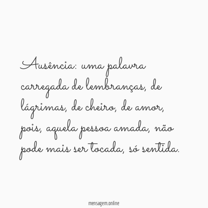 Ausência