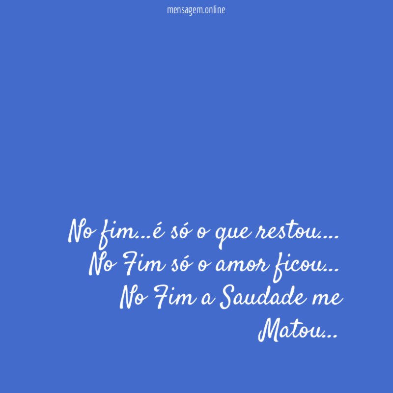 No fim