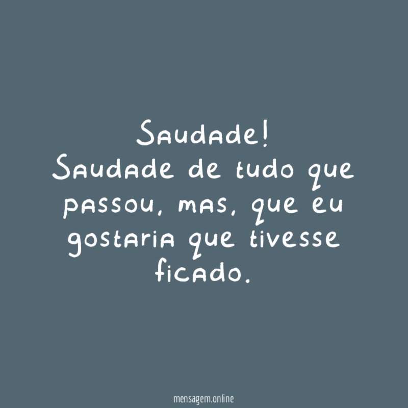 Saudade