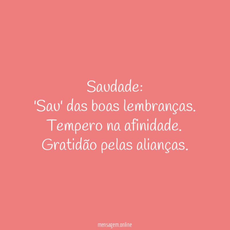 Saudade