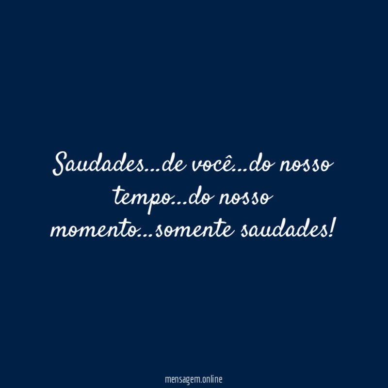 Saudades