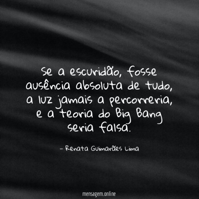 Se a escuridão