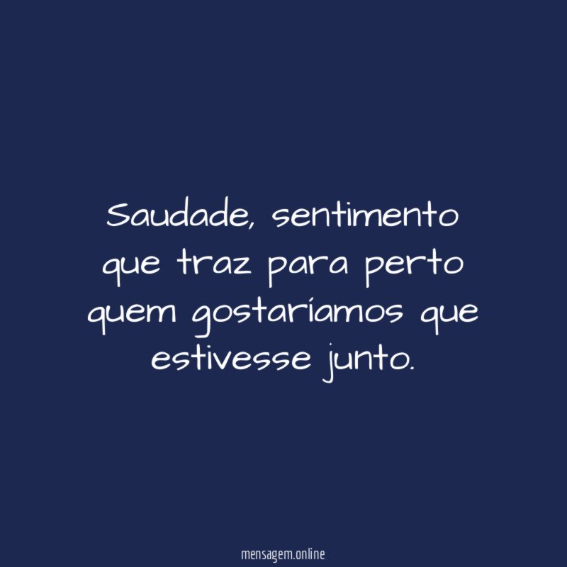 Saudade