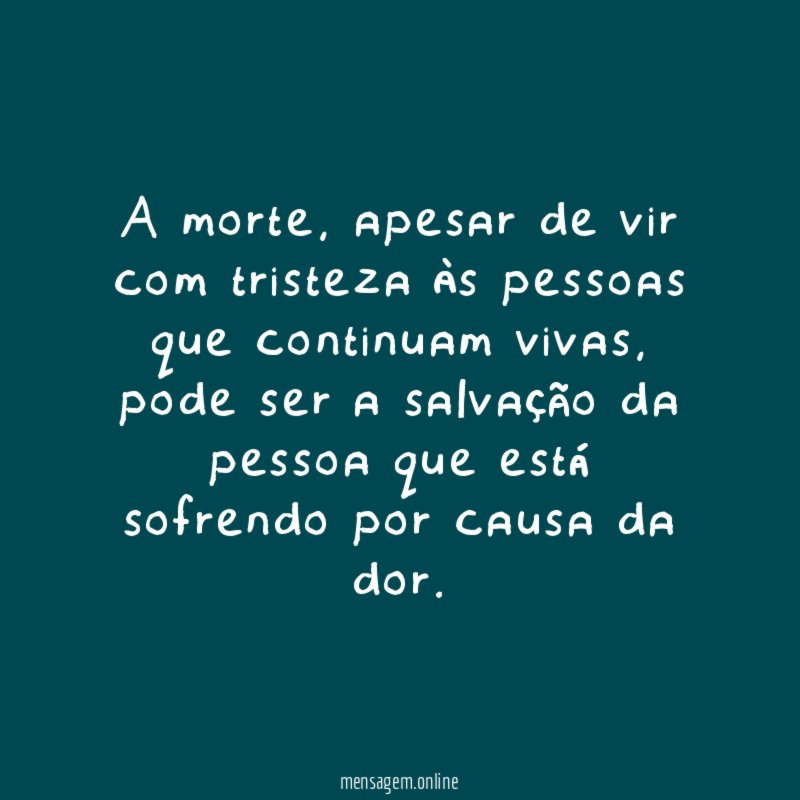 A morte