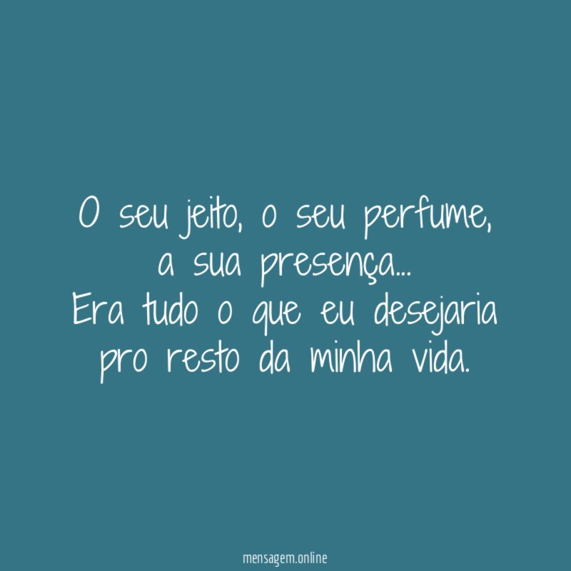 O seu jeito