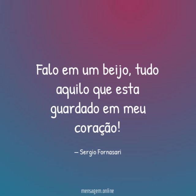 Falo em um beijo