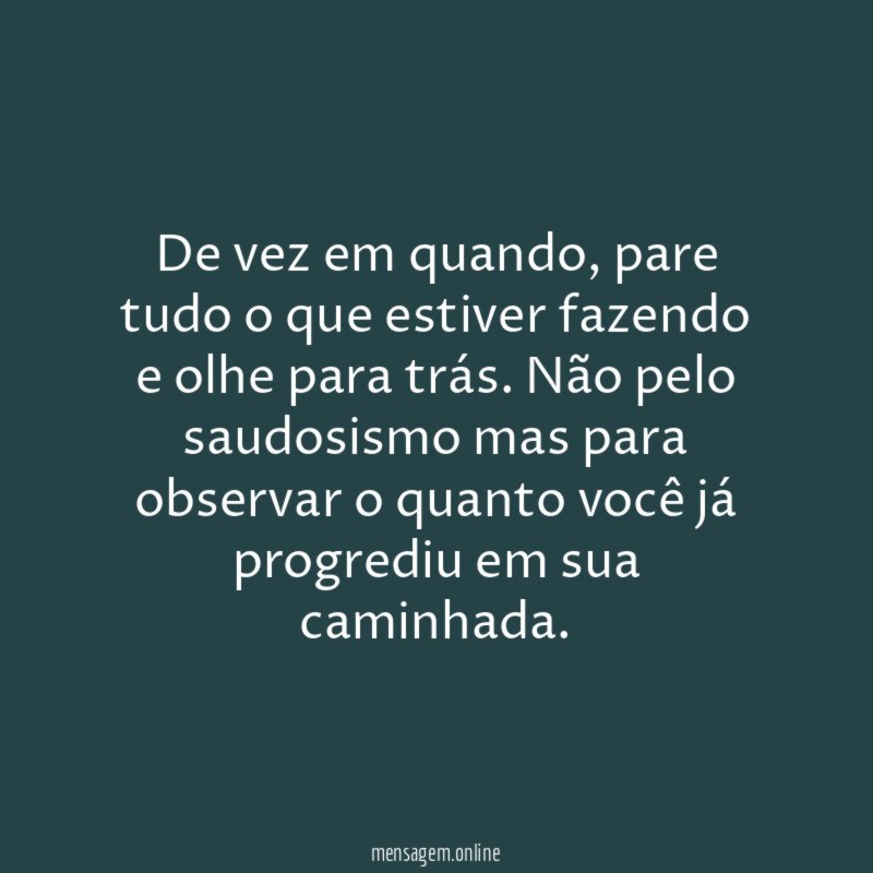 De vez em quando