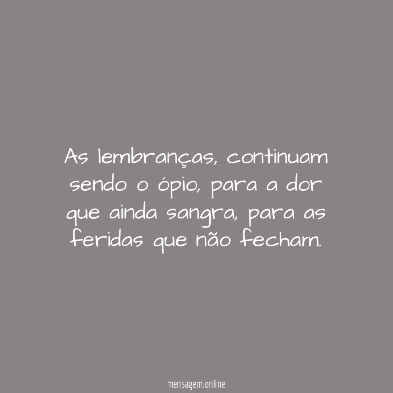 As lembranças