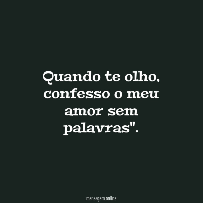 Quando te olho