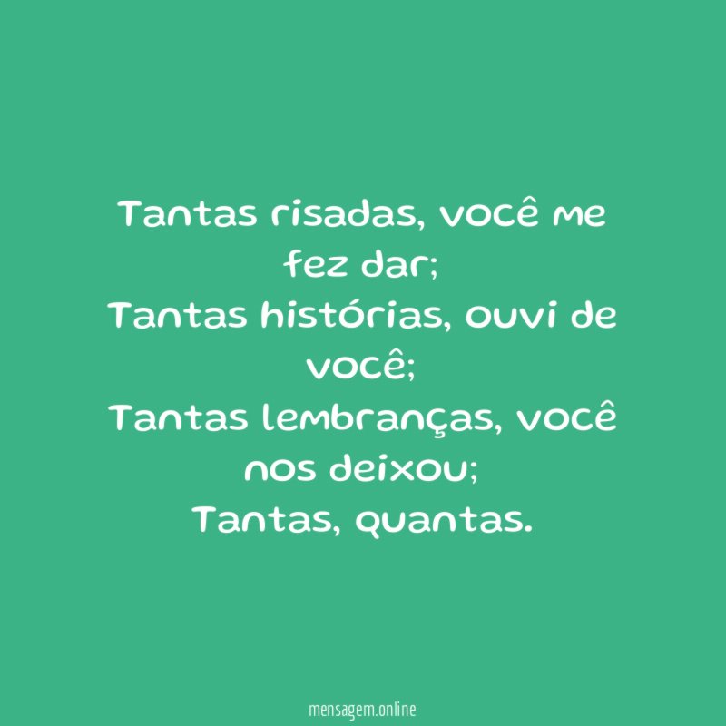 Tantas risadas