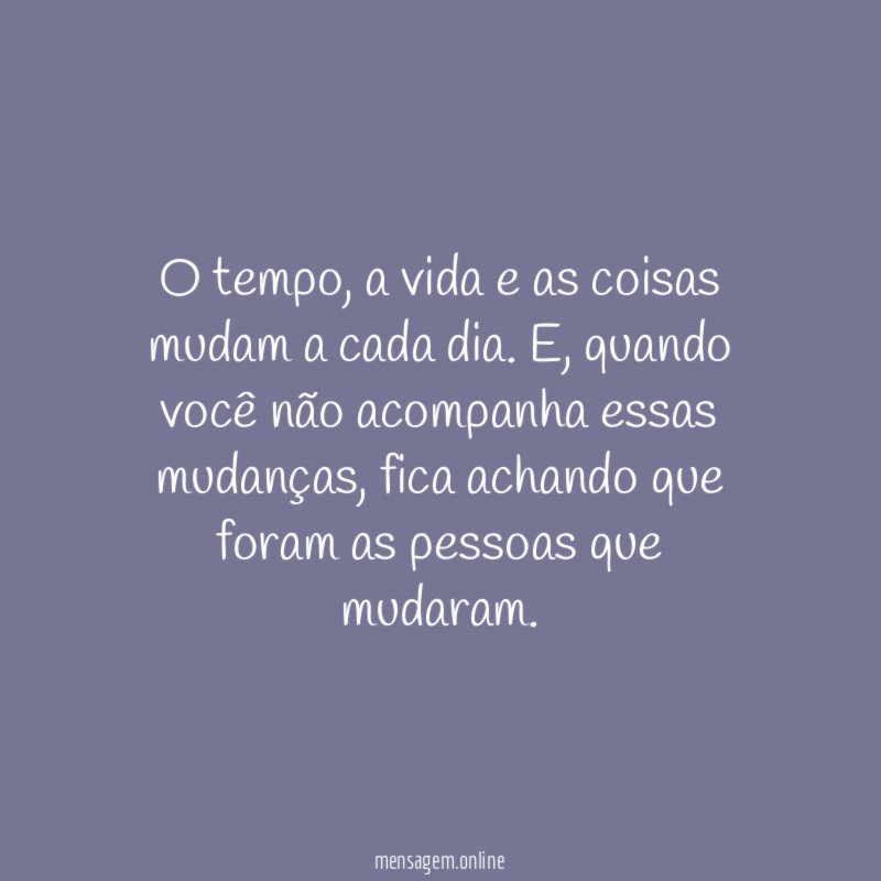 O tempo
