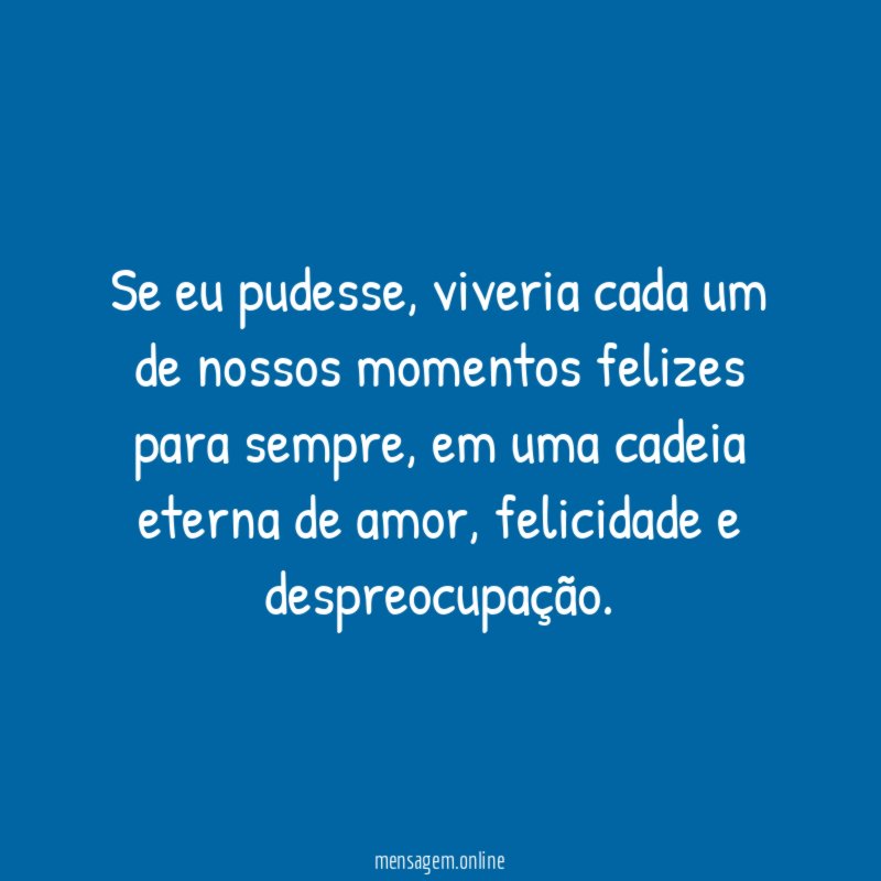 Se eu pudesse