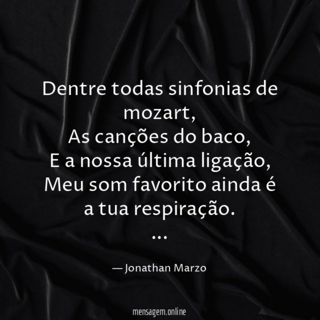 Dentre todas sinfonias de mozart