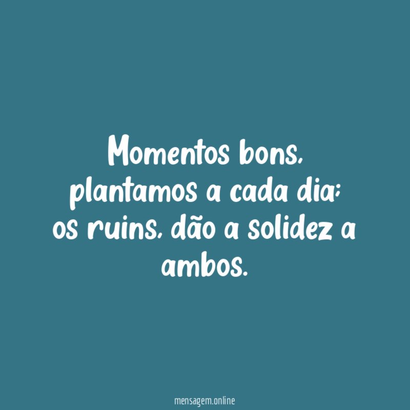 Momentos bons