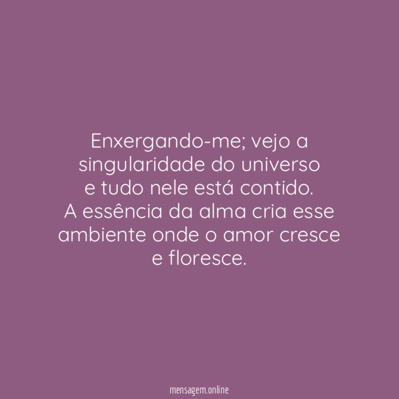 Enxergando-me