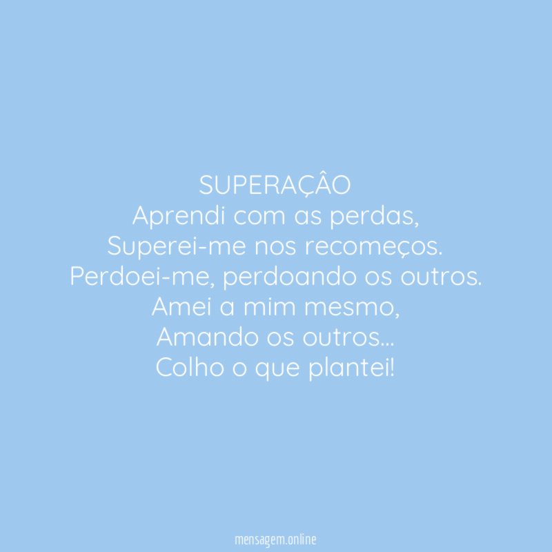 SUPERAÇÂO