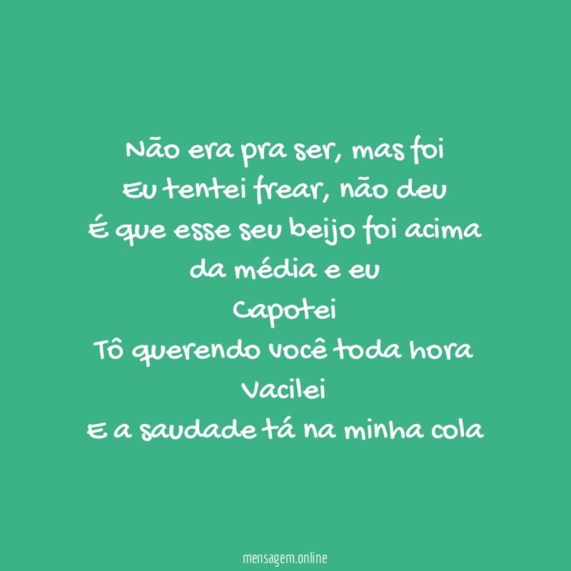 Não era pra ser