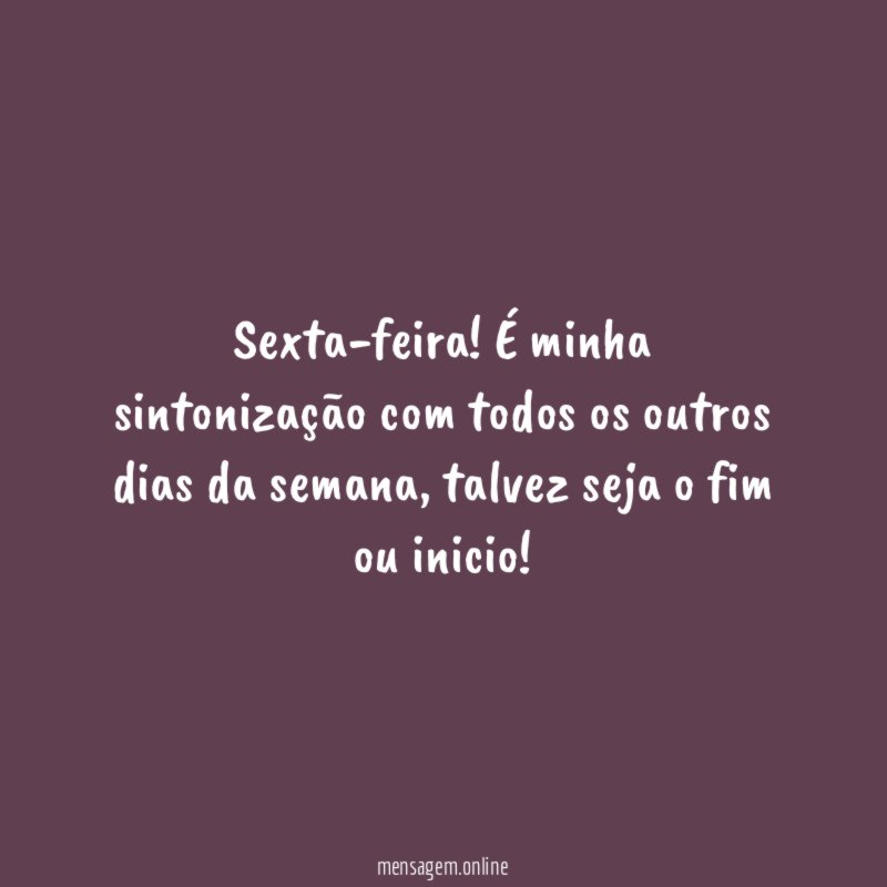 Sexta-feira
