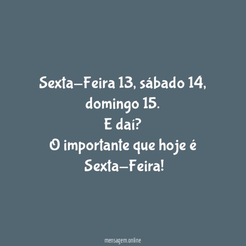 Sexta-Feira 13