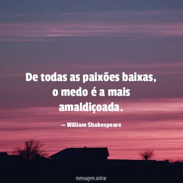 De todas as paixões baixas