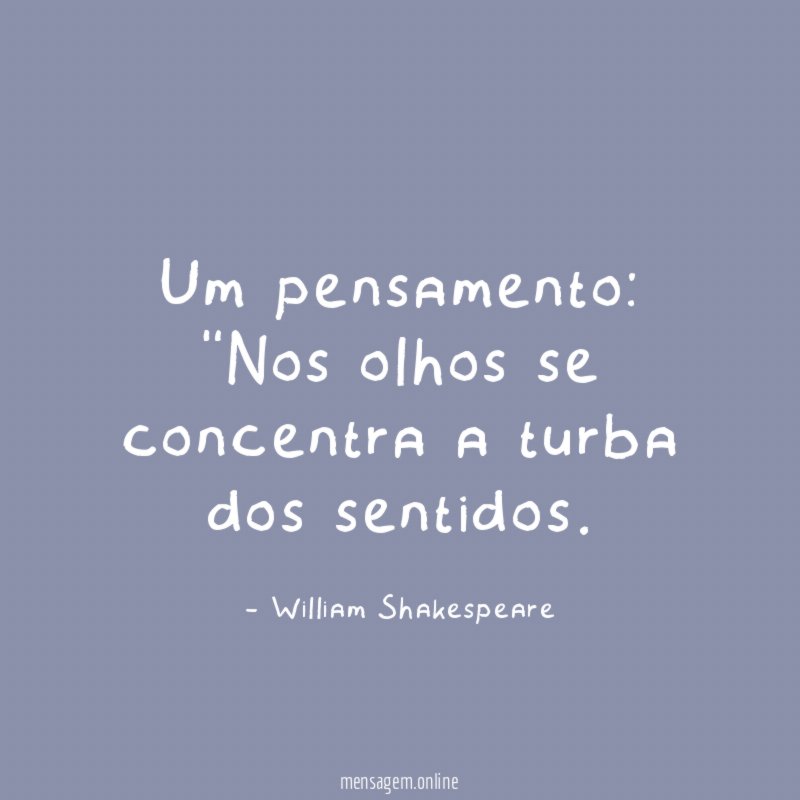 Um pensamento