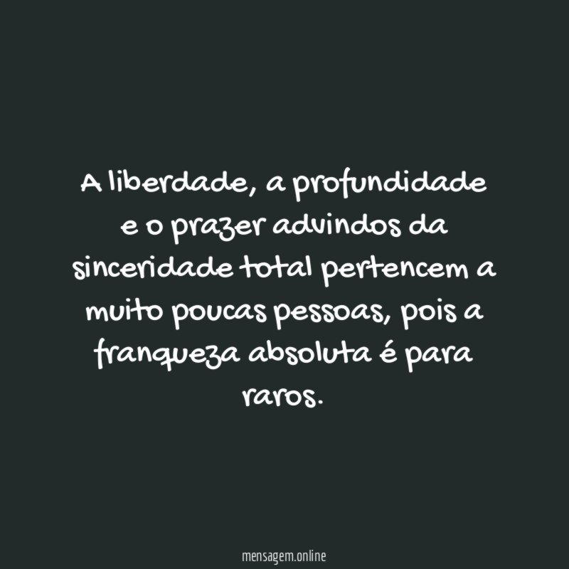 A liberdade