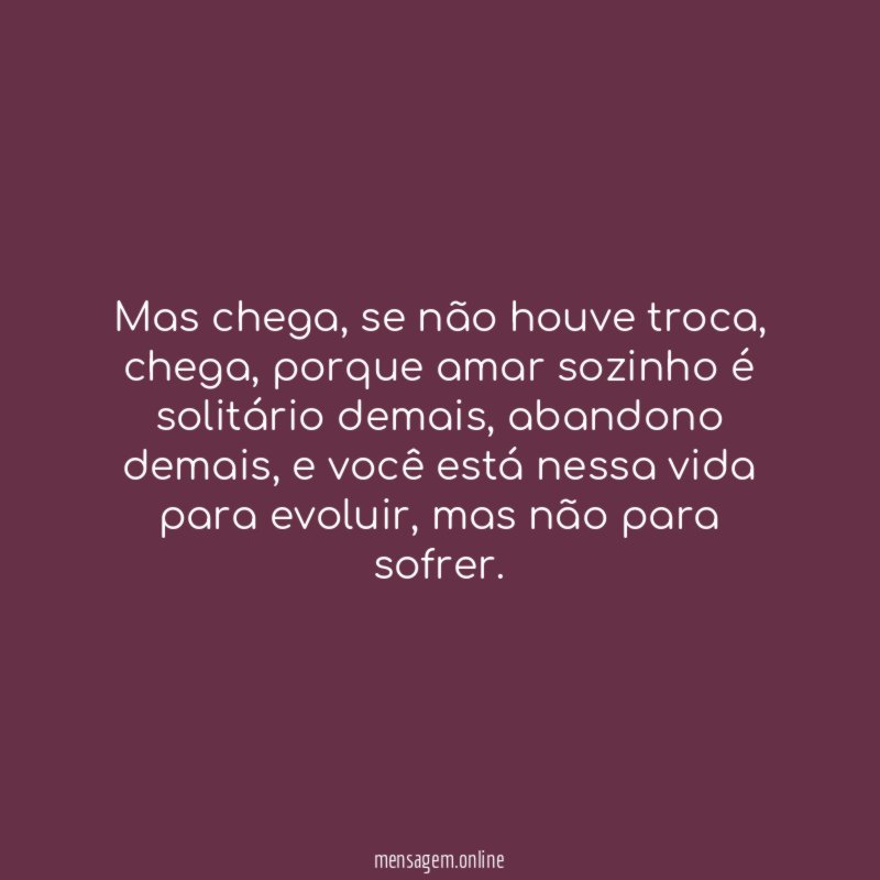 Mas chega