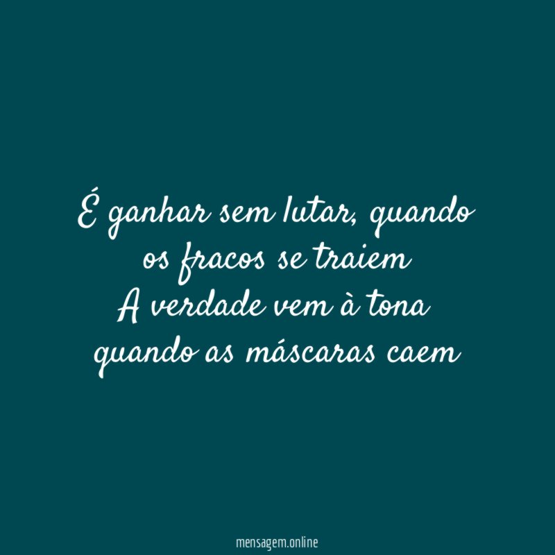 É ganhar sem lutar