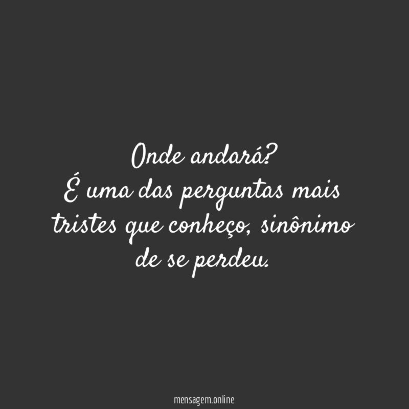 Onde andará