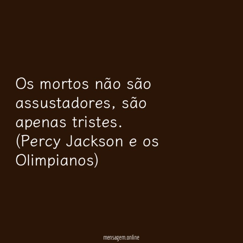Os mortos não são assustadores