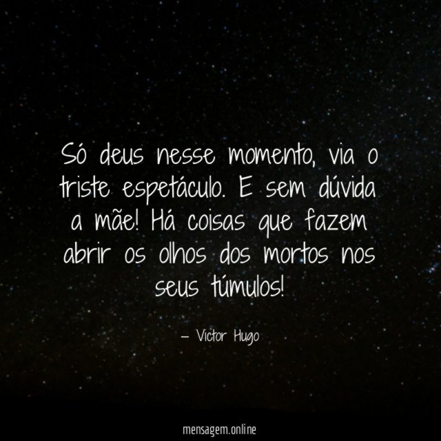 Só deus nesse momento