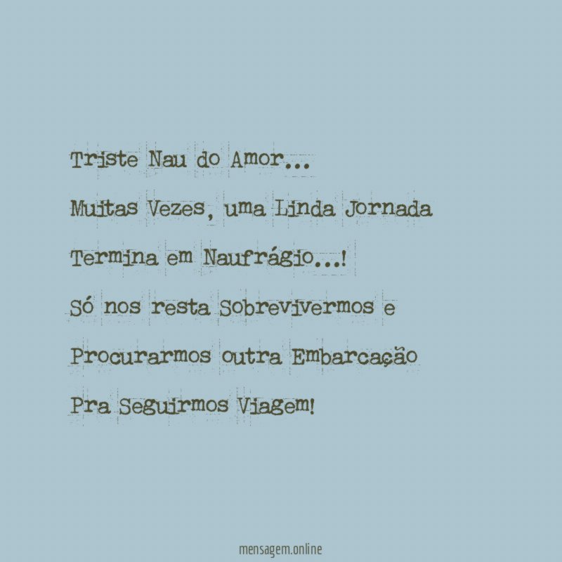 Triste Nau do Amor